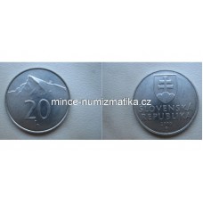20 halier 2000 RL - Slovensko